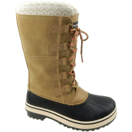 Ozark Trail Women's Tall Lace Up Winter Boot (Best Womens Trail Shoes)