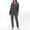 01-Gray, variant on Women’s Scrub Jacket & Pants Set, Long Sleeve V-Neck Medical Workwear with Multi Pockets, Loose Fit Uniform for Nurses & Healthcare Workers