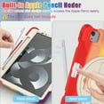 thumbnail image 2 of Allytechgroup Shockproof Case for Apple iPad Air 11 Inch Case M3 M2 2025 2024, Kickstand Hand Strap Shoulder Strap Rugged Case Kids Friendly Bumper Shockproof Case for iPad Air 11", Colorful Red, 2 of 9