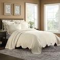 thumbnail image 4 of Historic Charleston Charleston Estate King Bedspread, 114 In x 120 In Floral Bedding, Ivory, 4 of 5