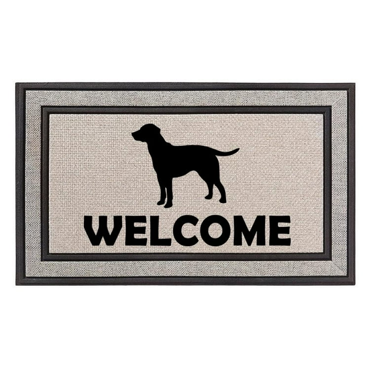 Black lab cheap doormat