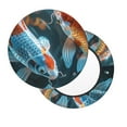 thumbnail image 2 of Gukieu Cute Koi Fish Serenity Print Round Chair Cover, Dust-proof and Non-slip Bar Chair Protective Cover, Suitable for Bars, Restaurants, Offices-13 inch, 2 of 7