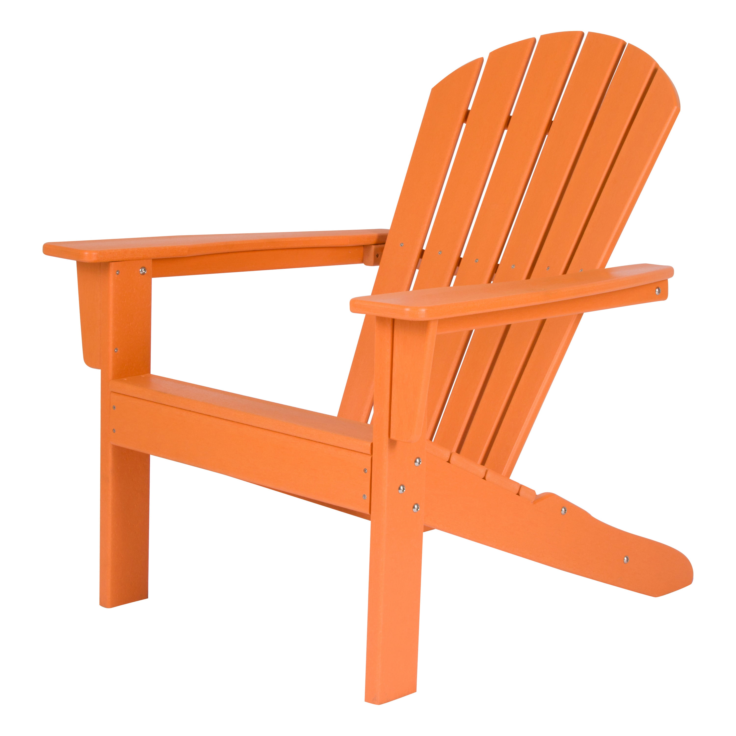 Shine Company 7616TA Seaside Adirondack Chair Tangerine 