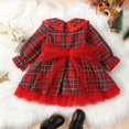 thumbnail image 4 of THJRPQJFD Red Cocktail Dress 5t Christmas Dress Christmas Church Dress Teen Girls 14/16 Girls Clothes Girls Thanksgiving Outfit Size 8 Girls Outfit, Red 1-2 Years, 4 of 9