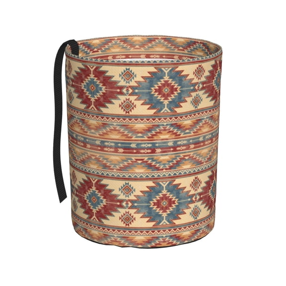 Fuzoiu Traditional Tribal Aztec Print Car Trash Can,Leakproof Car Trash Can,Hanging Garbage Bin,Vehicle Trash Can, Suitable for Sedans, SUVs, MPVs & Trucks