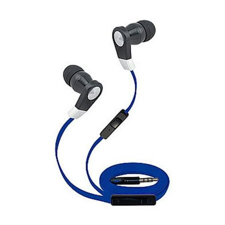 Super High Clarity 3.5mm Stereo Earbuds/ Headphone Compatible with iPad Air (2019), Air 2/ Air, 9.7 (2018, 2017), 2, 4th gen (Blue) - w/ Mic & Volume Control + MND (Best Dj Headphones 2019)