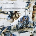 thumbnail image 2 of Paseo Road Acadia 3 Piece Comforter Set with Pillow Shams, Pine Trees Print Cabin Bedding Set, Queen, 2 of 9