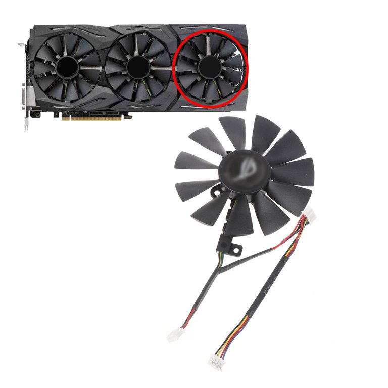 PC用ファン・クーラー ASUS GTX1080 8G ASUS STRIX GTX 1080 87mm GPU Cooling Fan PLD09210S12HH VGA