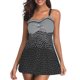 thumbnail image 1 of Mujer señoras Skydress con shorts de natación, tankini set dos piezas puntos traje de baño baño traje de baño Sexy Dance  Estilo, 1 of 4