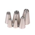 thumbnail image 2 of 2025 6x DIY Large Russian Pastry Icing Piping Nozzles Stainless Steel Decorating Tips, 2 of 5