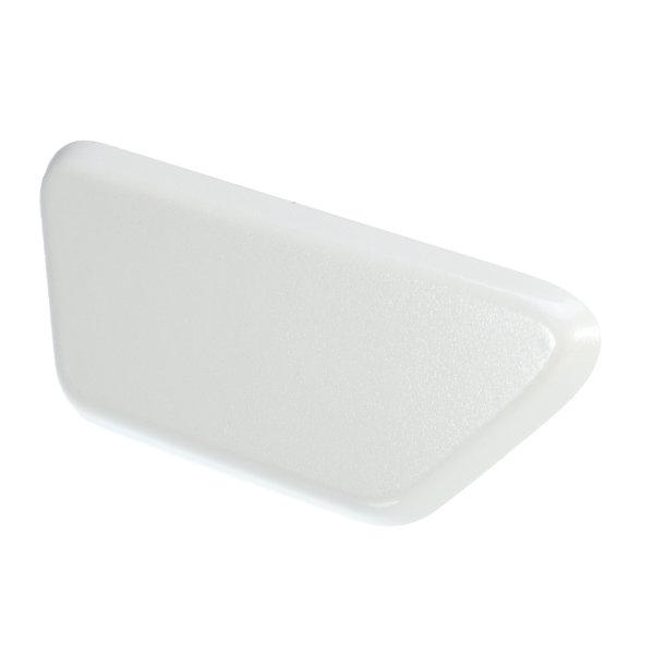 Tapa de la boquilla del limpiaparabrisas del parachoques delantero derecho para Mitsubishi Outlander MK3 2012-2015 No.8264A192HA - Paquete de 1 blanco