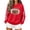 08#Red, variant on Oversized Sweatshirts for Women Lightweight Casual Pullover Crew Neck Tops Fashion Cute Print Long Sleeve Sweatshirt