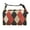 Red Beige Black Harlequin Pattern, variant on Buckle Handle Insulated Picnic Lunch Bag With Adjustable Strap 7L Capacity Moons Stars Checkered Squares