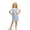 AB63 Sky Blue, variant on Bainana Kids Girls Sleeveless Plaid Printed Overalls Dress With Pocket Comfortable Casual Child Suspender Dress For Outdoor Play Size 4-5 Years Black