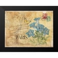 thumbnail image 2 of Grey, Jace 14x12 Black Modern Framed Museum Art Print Titled - Paris Postcard 7, 2 of 5