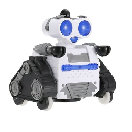 Radio Remote Control Transmitter - Smart Robot Toys RC 2.4Ghz Transmitter Remote Control Robot with Rolling Ball and LED Lights for Kids