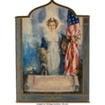 thumbnail image 2 of Howard Chandler Christy 14x18 Black Ornate Wood Framed Double Matted Museum Art Print Titled - In Grateful Memory of the Brave Men Who Have Given Lives for Their Country, 2 of 5