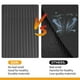 thumbnail image 4 of Tapete de forro de carga trasero Unique Bargains para Honda Civic Sedan 5 Asientos 2016-2021, TPE Negro, Patrón de rayas verticales antideslizante, 4 of 7