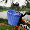 thumbnail image 2 of Moocorvic Bike Basket, Kids Front Handlebar Bike Basket, Rattan Woven Bicycle Basket, 2 of 2