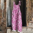 thumbnail image 2 of Combinaison Sans Manches Imprimée pour la Fête de l'Indépendance pour Femmes, Polyester Décontracté à Deux Poches, Longueur Régulière, Bleu, pour Sorties et Fêtes d'Été, 2 of 5