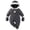Dark Gray, variant on Ymyiu Snowsuit Baby Girl Baby Winter Snowsuit for Boys Girls Fold-Over 12 18 Months(Wine, 12-18 Months)