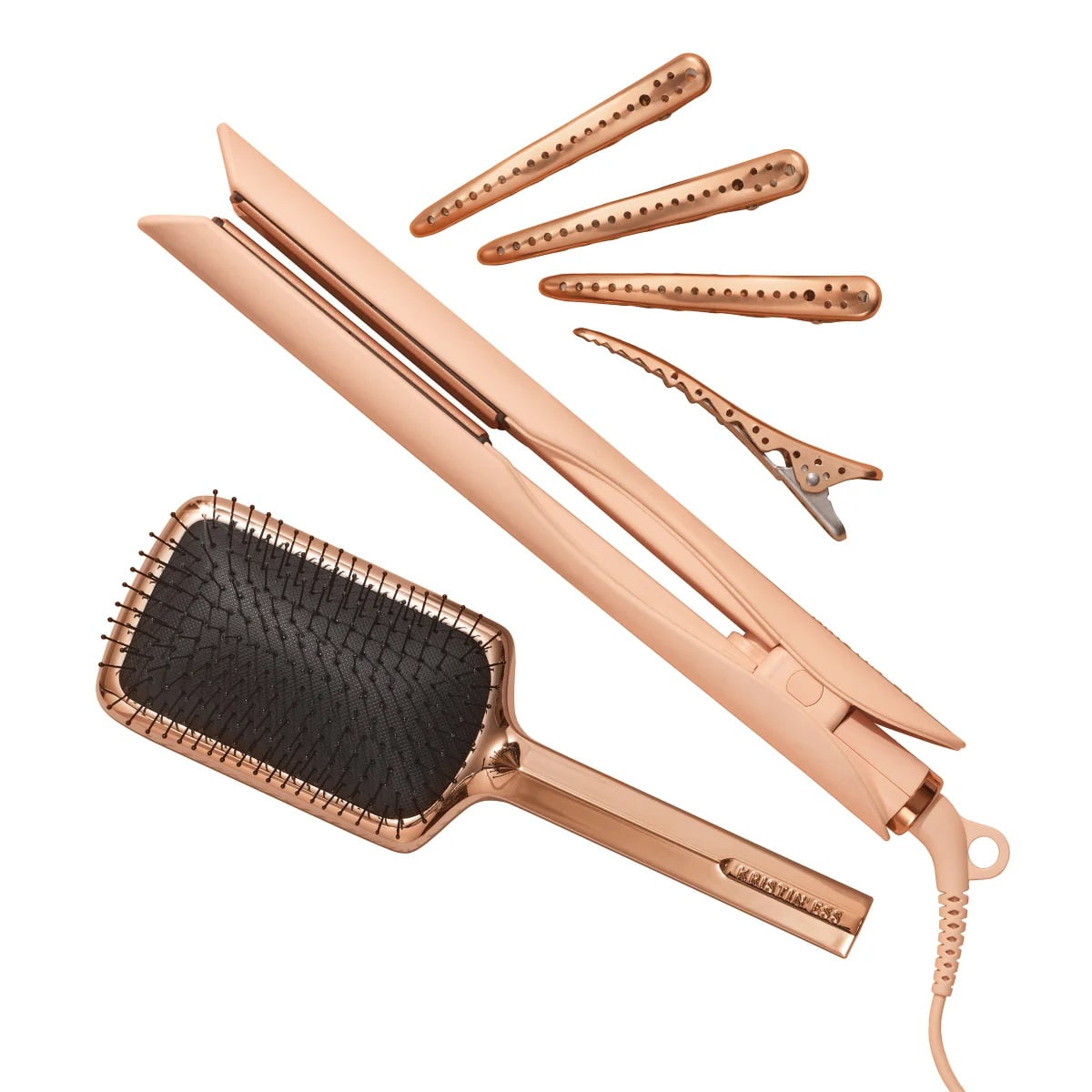 【美品】Kristin Ess ヘアアイロン Kristin Ess Hair Signature Styling Set 3-in-1 Ceramic Flat Iron