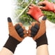 thumbnail image 2 of 5 pares de guantes de jardín resistentes al desgaste, guantes transpirables antideslizantes para uso en el trabajo de jardinería en el hogar, 2 of 8