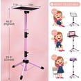 thumbnail image 2 of Projector Stand Tripod from 23" to 46", Laptop Tripod Stand Height Adjustable with Gooseneck Phone Holder, Laptop Floor Stand for Office, Home, Stage, Studio, DJ Racks Holder Mount, 2 of 10