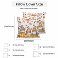 thumbnail image 2 of Thanksgiving Fall Outdoor Pillow Covers 18x18 Inch Throw Pillow Covers Set of 2 Waterproof Decorative Pillow Cases Country Gnomes Pumpkin Maple Leaves Cushion Covers for Patio Furniture Garden Couch, 2 of 8
