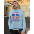 thumbnail image 2 of America 4Th July Sweatshirt Men -Image by Shutterstock, Male Large, 2 of 4