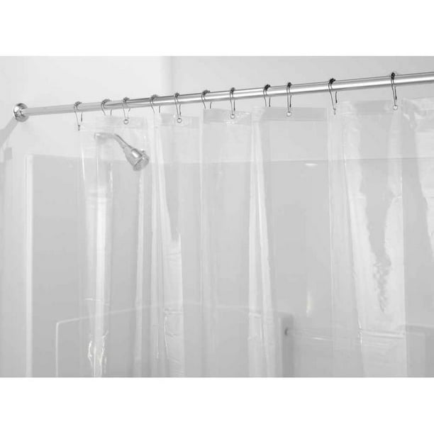 InterDesign EVA 5.5 Gauge Shower Curtain Liner, Standard, 72" x 72