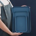 thumbnail image 4 of cpengpj Rectangular Tray Large Medium And Small Sets Of Three Household Plates To Put Tea Cups Dinner Plates To Put Snacks Plates, 4 of 5