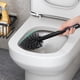 thumbnail image 5 of Juego de escobilla de baño de lujo | Limpiador de inodoro moderno de aleación de aluminio | Cepillo de limpieza para baño con mango largo | Diseño compacto en blanco o negro, 5 of 5