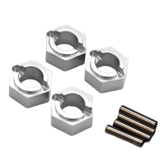 4 Pieces Wheel Adapter Wheel Spacers Alloy Coupler Adapter Hub for 24 Fcx24 24 Crawler