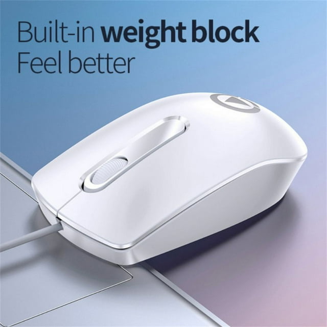 Professional G9 Office Gaming Mouse Ultra Slim Silent Mini Ergonomic Design Usb Wired Mouse Pc Laptops Notebook Accessories White