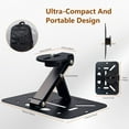 thumbnail image 6 of Salange Projector Foldable Stand, for Home Theater Projetor Bracket Suit Ceiling Table Wall Mount, 180-Degree Rotation, Black, 6 of 9