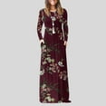 thumbnail image 2 of Ketyyh-chn99 Maxi Dresses for Women 2023 Casual Plus Size Casual High-Low Dress 2023 Red,M, 2 of 5