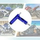 thumbnail image 5 of Par Universal Motocicleta Plegable Unique Bargains Reposapiés M8x1.25 Azul, 5 of 7