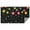 Black Christmas Ornament, variant on Red Christmas Santa Costume Pattern Rectangle Tablecloth 60"x84",Waterproof Polyester Rectangle Table Cloth, Wipeable Spillproof Polyester Tablecloth for Dining, Camping, Indoor and Outdoor