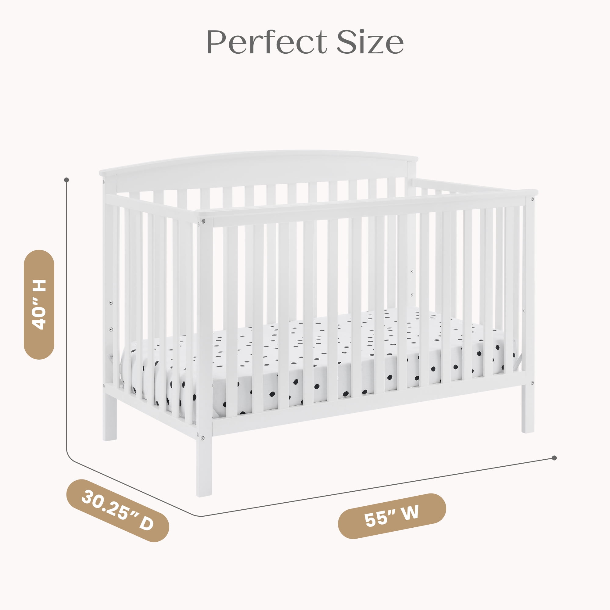 Delta Children Hanover 6-in-1 Convertible Crib Jamaica Ubuy
