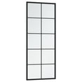 thumbnail image 2 of vidaXL Wall Mirror Black 100x40 cm Metal, 2 of 4