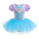 thumbnail image 1 of Disney Frozen Elsa Anna Niñas Tutu Vestido Cosplay Princesa Sirena Ariel Jasmine Belle Blancanieves Disfraz Niño Fiesta de cumpleaños Prom4T (Etiqueta 120) Gao Jinjia LED, 1 of 2