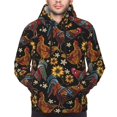 thumbnail image 4 of Hoodies for Men - Embroidery Chicken Sunflower Long Sleeve Comfrt Men'S Fashion Hoodies & Sweatshirts, Sweatshirts for Men Hoodies Pullover Clothing Clothes with Pouch, 4 of 7