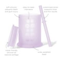 thumbnail image 2 of Vaso de entrenamiento de silicona Olababy con tapa de pajita | Taza para beber agua para bebés | Bebés de 6 meses o más a niños pequeños de 12 a 18 meses | Taza para sorber para niños y taza para bati, 2 of 7