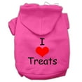thumbnail image 6 of Pet, Dog  Cat Hoodie Screen Printed, "I Love Treats", 6 of 10
