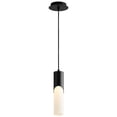 thumbnail image 2 of 13.25 Inch 5.1W 1 Led Tall Pendant-Polished Nickel Finish-Satin Opal Glass Color-3000 Color Temperature Oxygen Lighting 3-668-120, 2 of 2