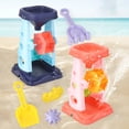 thumbnail image 4 of (Liquidación) XIANXIAN - Juego de 2 juguetes de arena de playa para niños, 1 juego de 5 piezas de juguetes azules para exteriores para niños pequeños, regalos de cumpleaños, vacaciones, Pascua para, 4 of 6