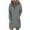 Gray, variant on hoksml Dresses For Women 2023 And Winter Long Sleeve Dress For Women Hooded Solid Casual Dress