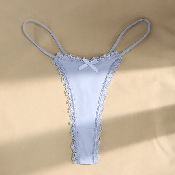 TrowBridge-bragas de satén de seda para mujer, ropa interior de encaje dulce, lencería Sexy, tangas acogedoras, Tanga caliente, calzoncillos deportivos