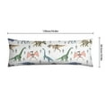 thumbnail image 6 of Funny Flying Dinosaur Pillow Case - 20x54 Long Body Pillow Cover - Vibrant Colors - Machine Washable, 6 of 7